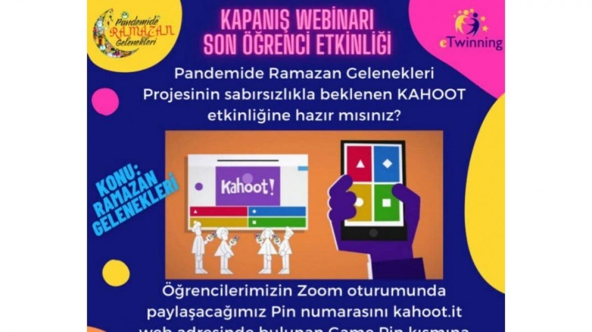 Pandemide Ramazan Gelenekleri e-Twinning Proje Ekibimizin Kapanış Webinarı